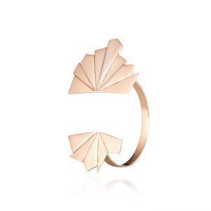 Bracelete Leque Ouro