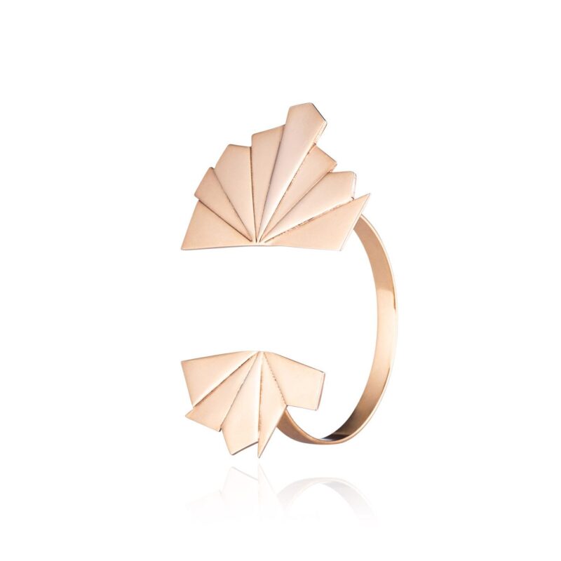 Bracelete Leque Ouro