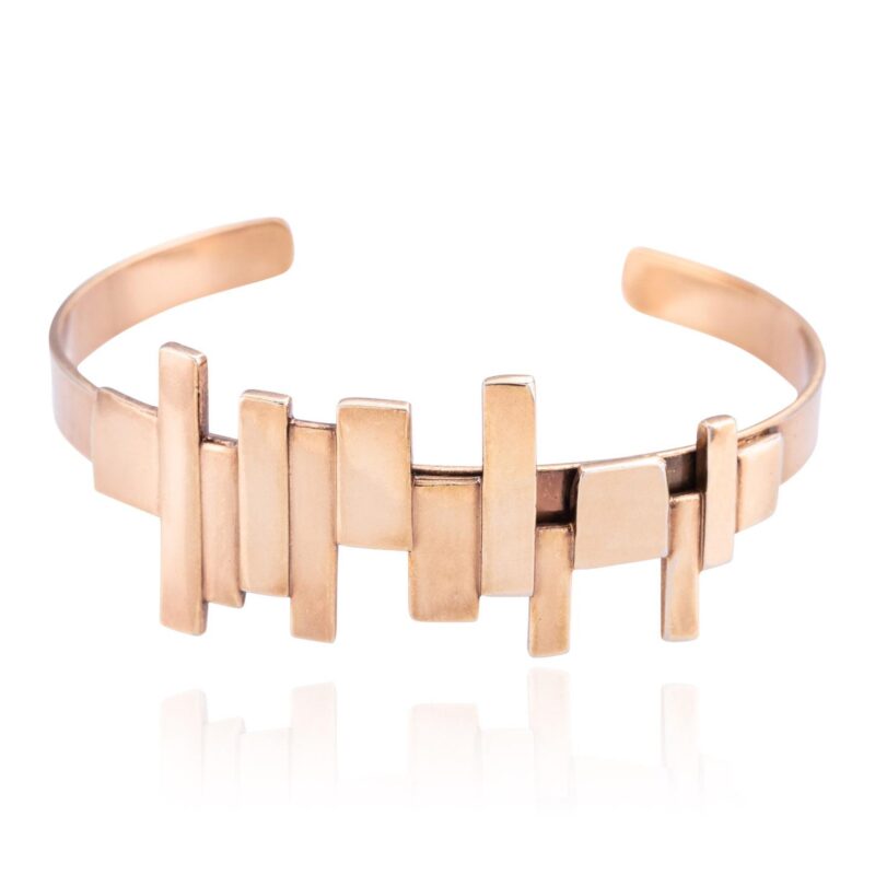 Bracelete Blocos Ouro