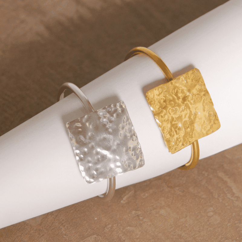 Bracelete Quadros P Ouro