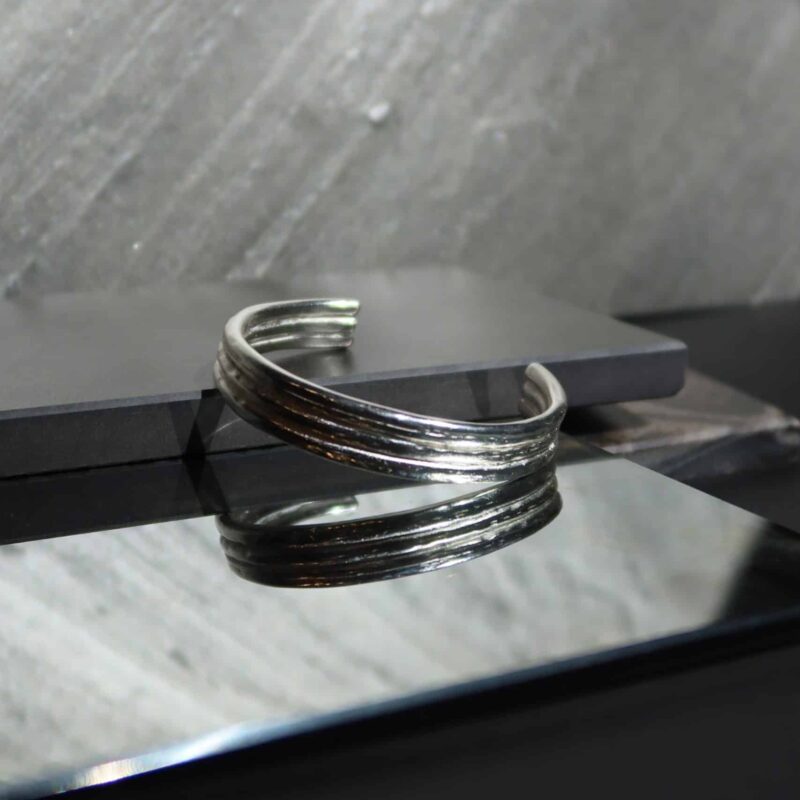 Bracelete 3 Aros Prata