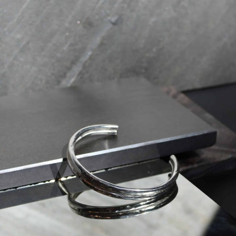 Bracelete 2 Aros Prata