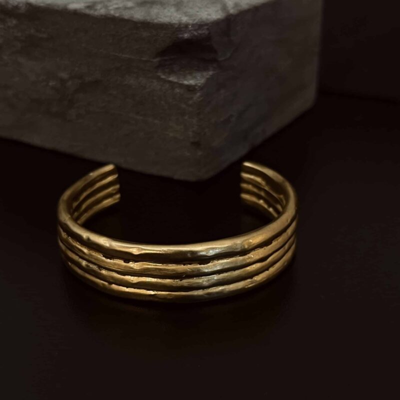 Bracelete 4 Aros Ouro