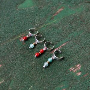 Piercing 1 Pedra MB Q. Verde