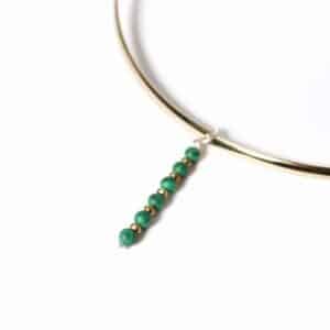 Pingente Curto MB Malaquita